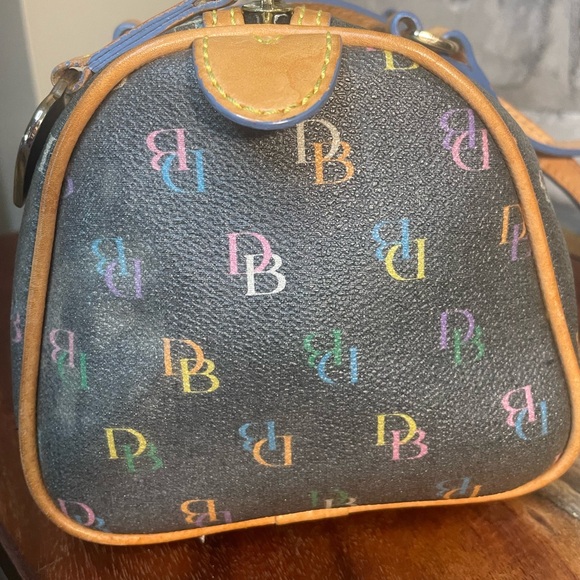 Dooney & Bourke Y2K "IT" Monogram Barrel Vintage Rainbow Bag - Picture 7 of 16